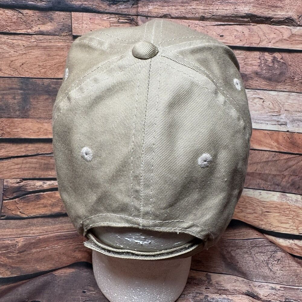 TnT Services Trucker Hat Cap Tan Beige Adjustable Hook Loop Strapback Otto 18-55 - Picture 3 of 7